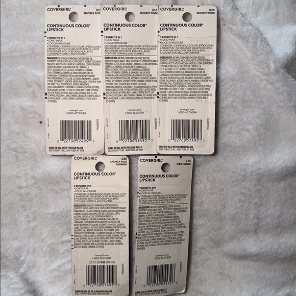 5 COVERGIRL Continuous Color Lipsticks - Picture 4 of 5